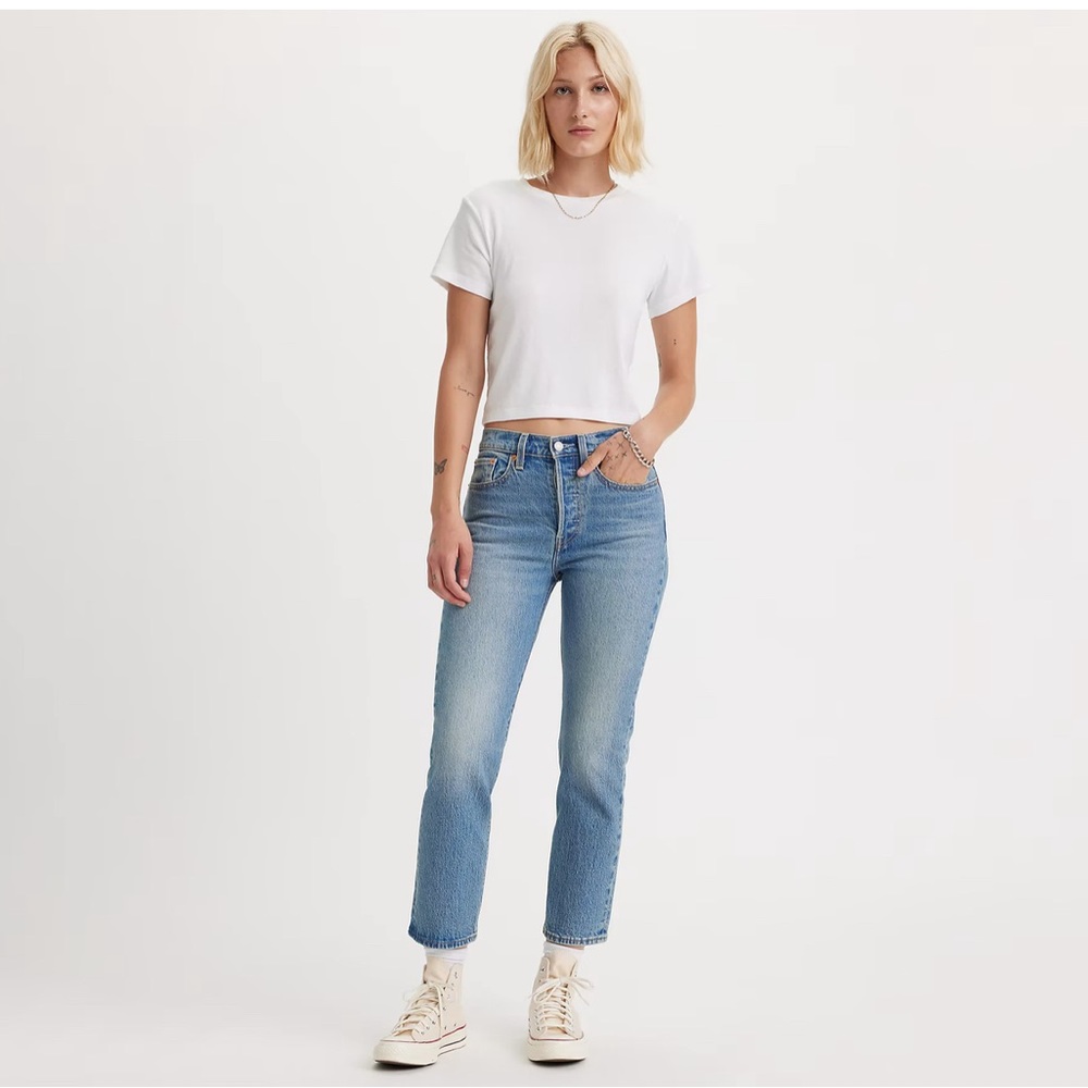 Levi Wedgie Straight Jeans